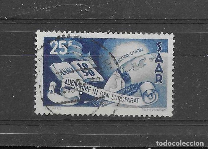 Sellos: Serie completa usada de Sarre de 1950 - Foto 1