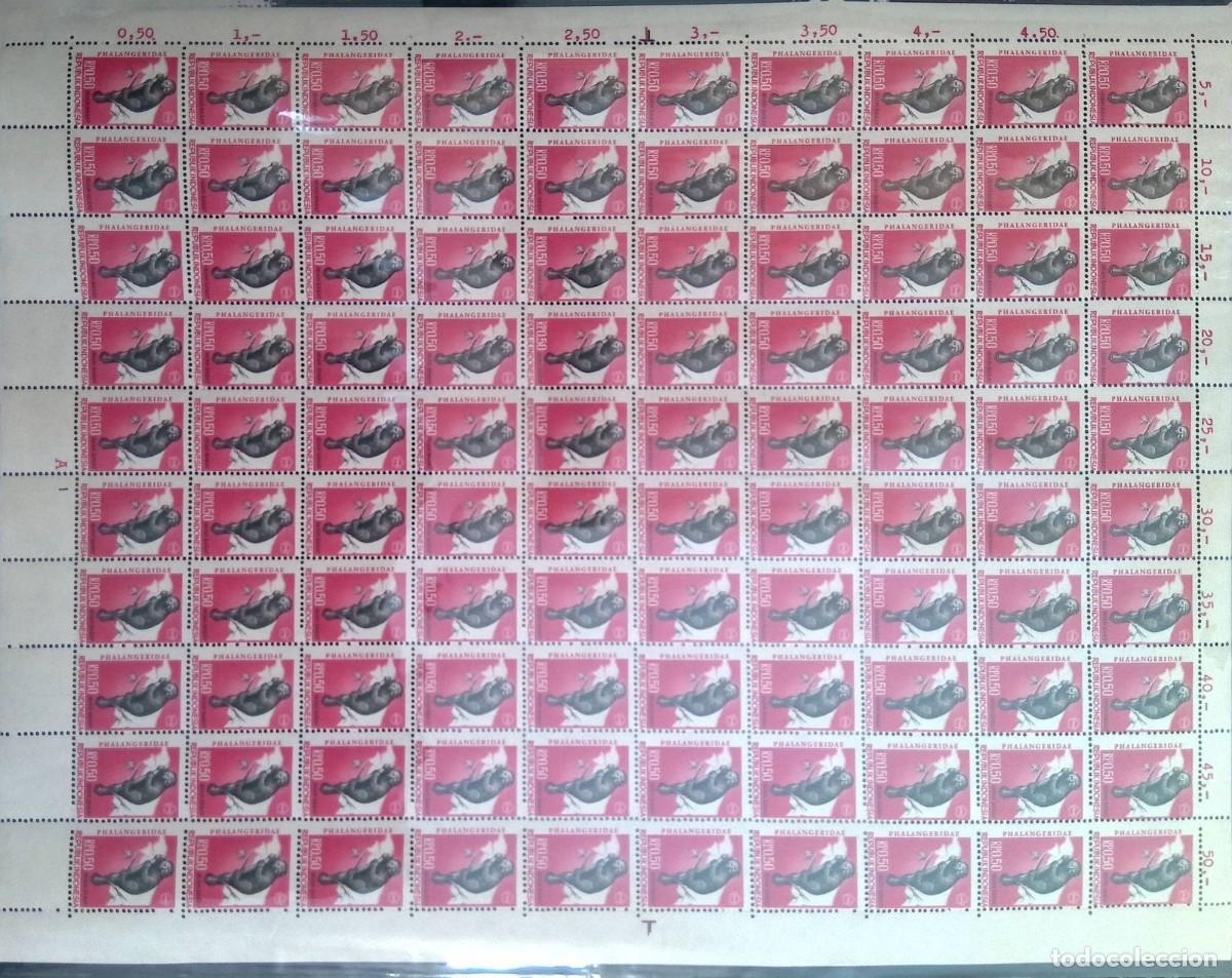 Sellos: KV)INDONESIA, FULL SHEET, WITH ERROR, IMAGE&nbsp;SHIFTED. - Foto 1