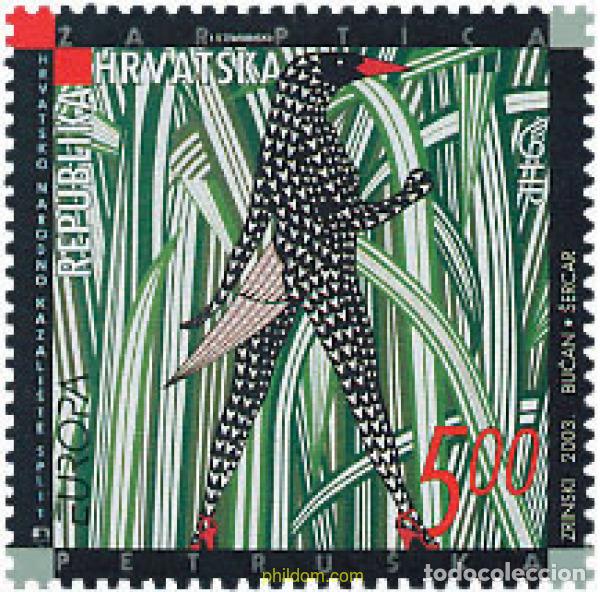 Francobolli: 726015 MNH CROACIA 2003 EUROPA CEPT. ARTE DEL CARTEL