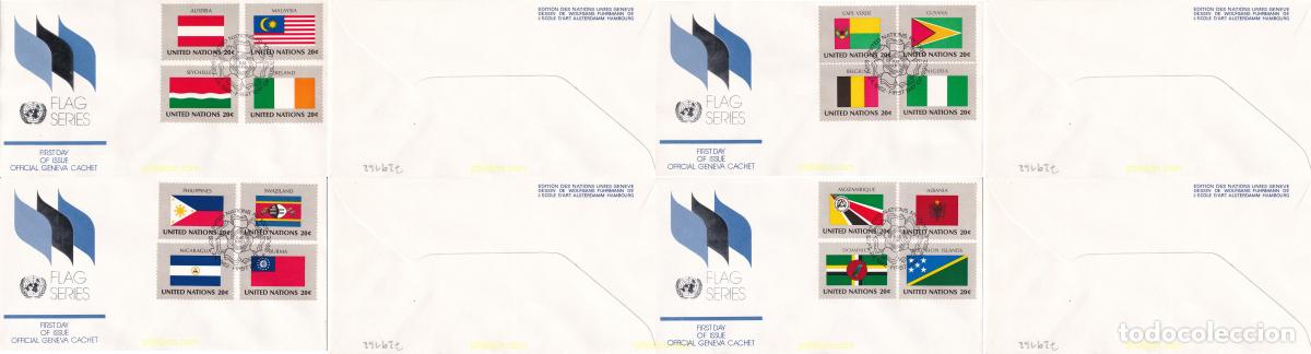 Francobolli: 729162 USED NACIONES UNIDAS. Nueva York 1982 BANDERAS DE LOS ESTADOS MIEMBRO DE LAS NACIONES UNIDAS