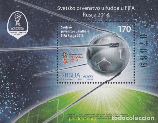 Briefmarken: 705362 MNH SERBIA 2018 COPA DEL MUNDO DE FUTBOL2018 EN RUSIA