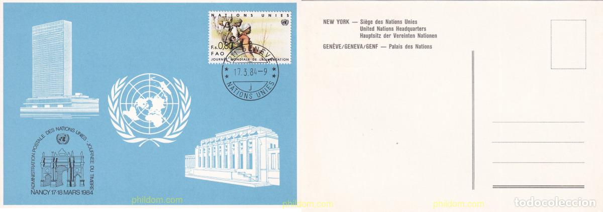Briefmarken: 727342 USED NACIONES UNIDAS. Ginebra 1984 DIA MUNDIAL DE LA ALIMENTACION