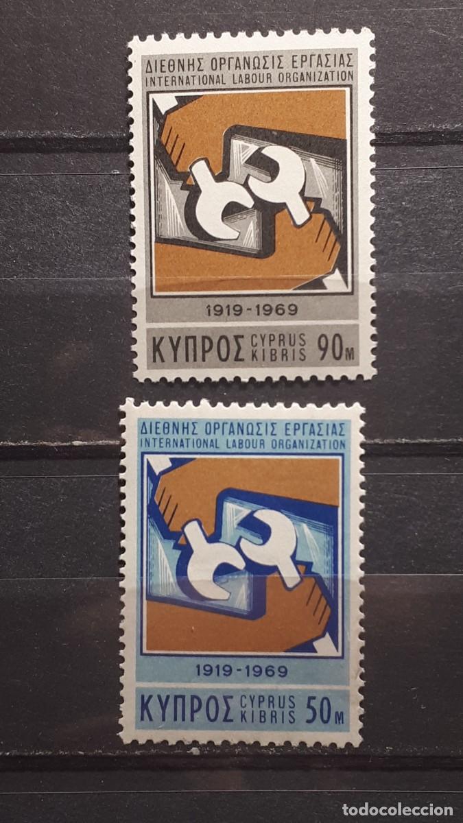 Sellos: CHIPRE. A&Ntilde;O 1969. **. YVERT 307/8 - Foto 1