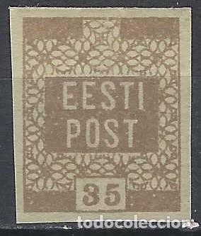 Briefmarken: ESTONIA 1919 - S.CORRIENTE, 35K MARR&Oacute;N - MH*