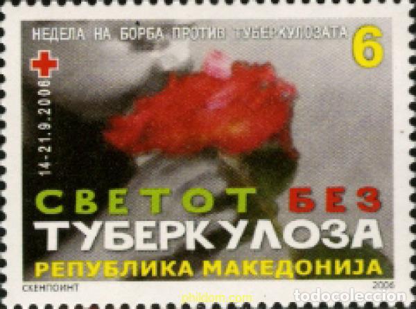 Sellos: 192897 MNH MACEDONIA 2006 SEMANA DE LUCHA CONTRA LA TUBERCULOSIS