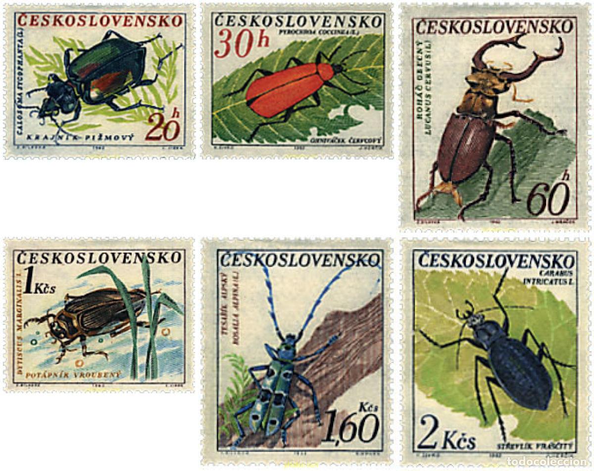 Sellos: 63643 MNH CHECOSLOVAQUIA 1962 INSECTOS