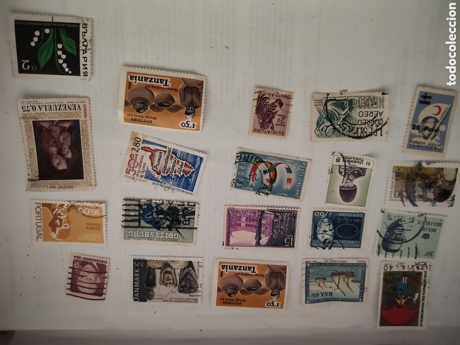 Sellos: 20 Sellos antiguos del mundo variados