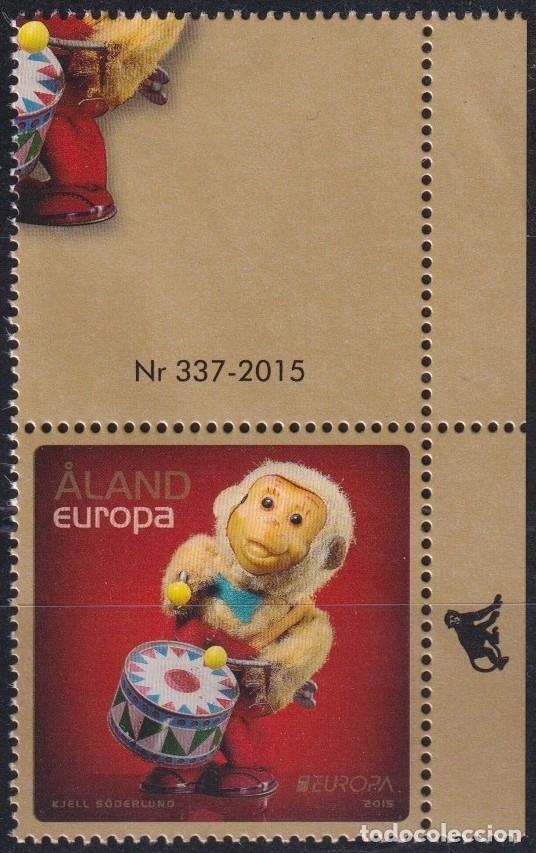 Timbres: F-EX63041 ALAND MNH 2015 EUROPA CEPT MONKEY TOYS CHILDREN GAMES.
