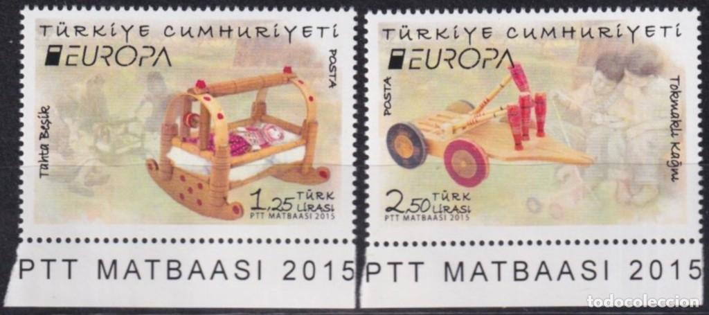 Sellos: F-EX62983 TURKEY MNH 2015 EUROPA CEPT TOYS CHILDREN GAMES.