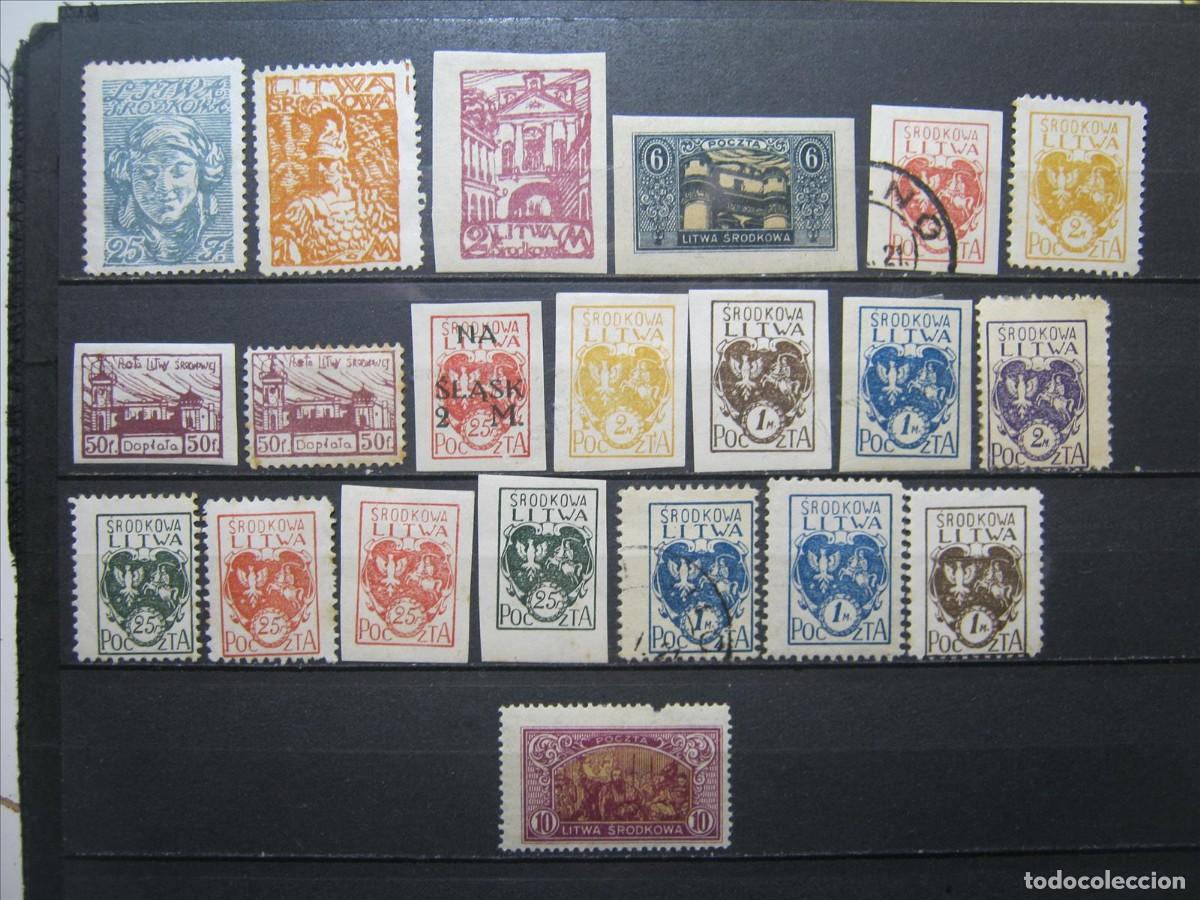 Sellos: LITUANIA 1920 LOTE MH* BIEN! - Foto 1