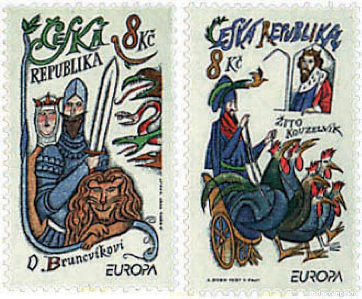 Sellos: 63053 MNH CHEQUIA 1997 EUROPA CEPT. CUENTOS Y LEYENDAS