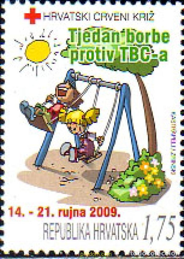 Sellos: 242019 MNH CROACIA 2009 SEMANA DE LUCHA CONTRA LA TUBERCULOSIS
