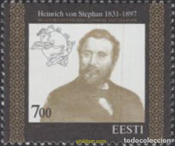 Sellos: 165059 MNH ESTONIA 1997 CENTENARIO DE LA MUERTE DE HEINRICH VON STEPHAN