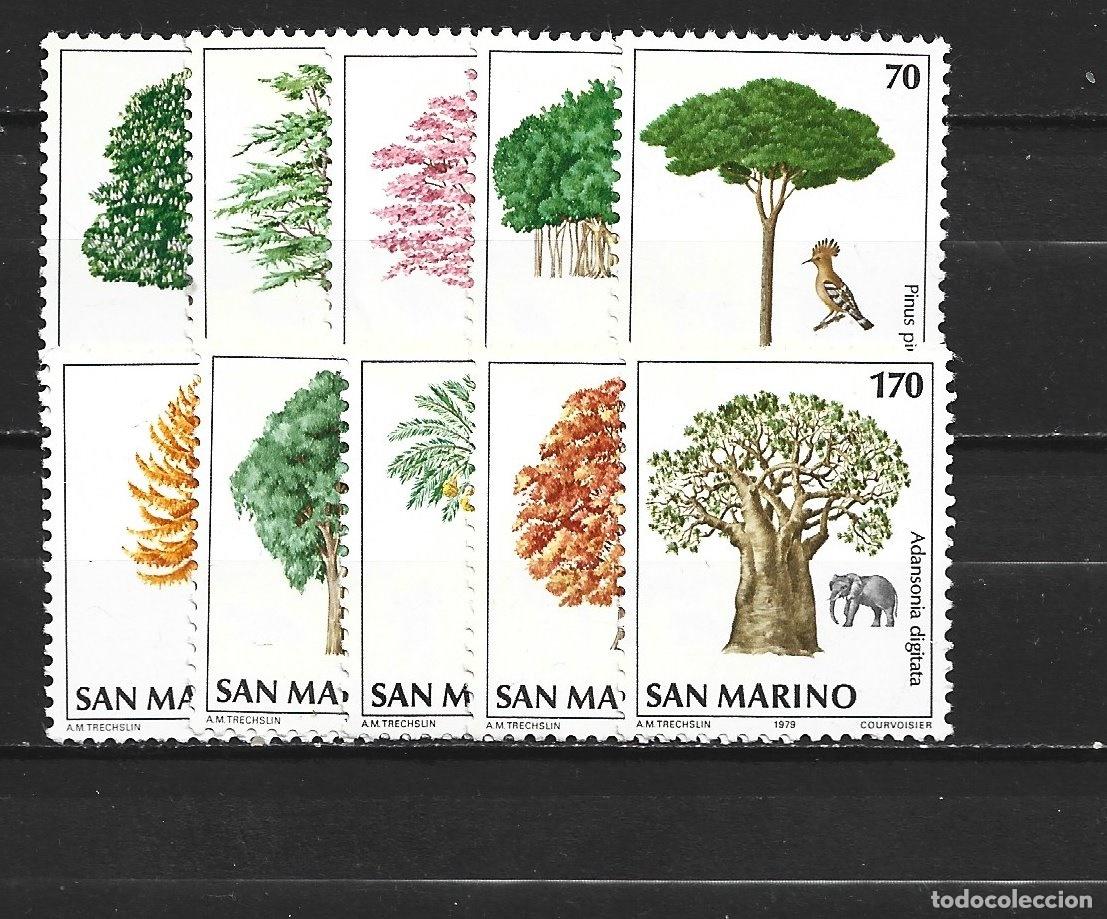 Sellos: SAN MARINO YVERT NUM. 987/996 SERIE COMPLETA NUEVA SIN GOMA