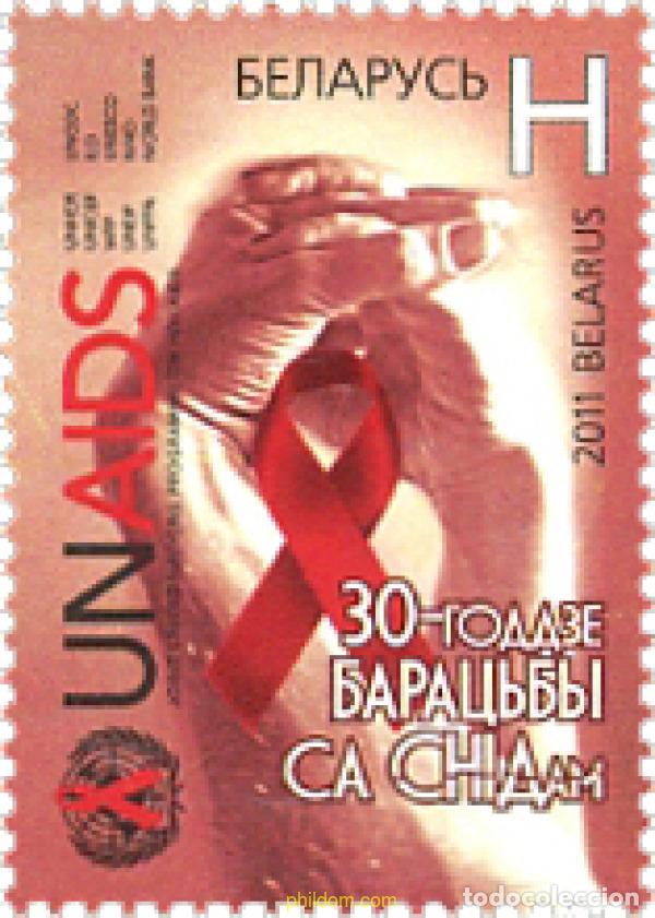 Sellos: 262636 MNH BIELORRUSIA 2011 30 ANIVERSARIO DEL SIDA
