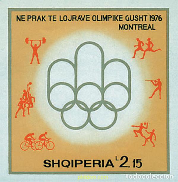 Sellos: 78428 MNH ALBANIA 1975 21 JUEGOS OLIMPICOS VERANO MONTREAL 1976