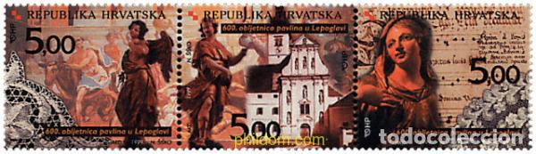Sellos: 6561 MNH CROACIA 1999 600 ANIVERSARIO DE LA ORDEN DE LOS ERMITA&Ntilde;OS DE SAN PABLO