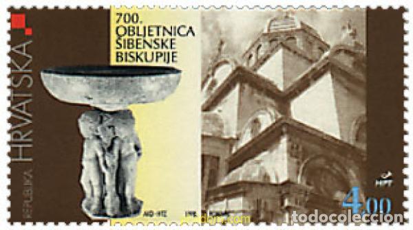 Sellos: 35282 MNH CROACIA 1998 700 ANIVERSARIO DEL ARZOBISPADO DE SIBENIK