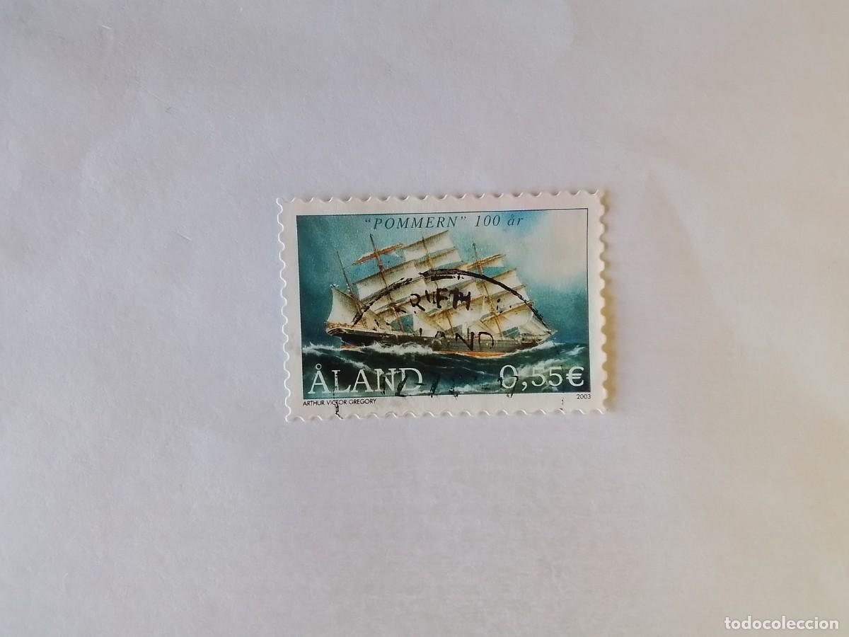 Francobolli: A&Ntilde;O 2003 ALAND SELLO USADO