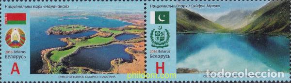 Sellos: 785600 MNH BIELORRUSIA 2016 PARQUES NACIONALES DE BIELORRUSIA Y PAKISTAN