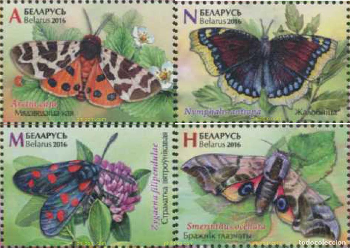 Sellos: 364594 MNH BIELORRUSIA 2016 MARIPOSAS