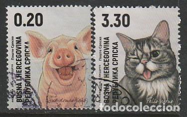 Sellos: BOSNIA SERBIA, SELLO USADO