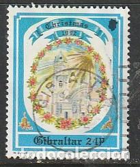 Sellos: GIBRALTAR, SELLO USADO
