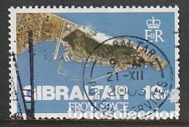 Sellos: GIBRALTAR, SELLO USADO - Foto 1