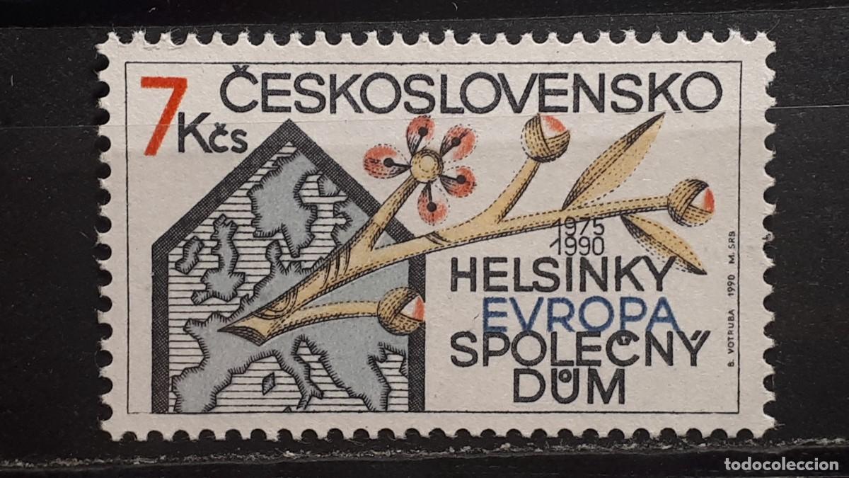Sellos: CHECOSLOVAQUIA. A&Ntilde;O 1990. **. YVERT 2853