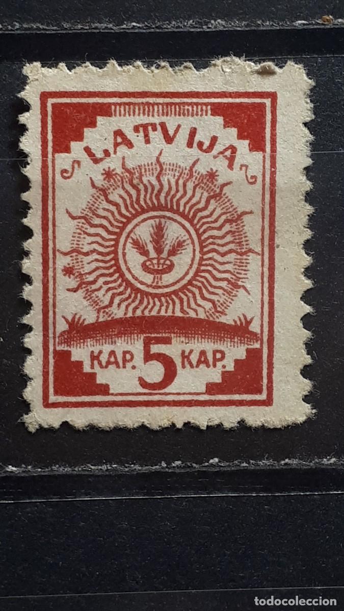 Sellos: LETONIA. A&Ntilde;O 1918. (*). YVERT 2.