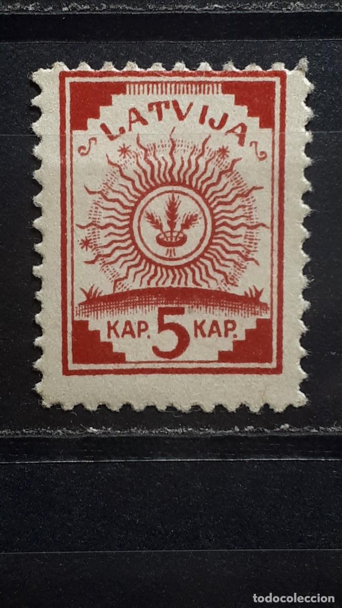 Sellos: LETONIA. A&Ntilde;O 1919. **. YVERT 3. I