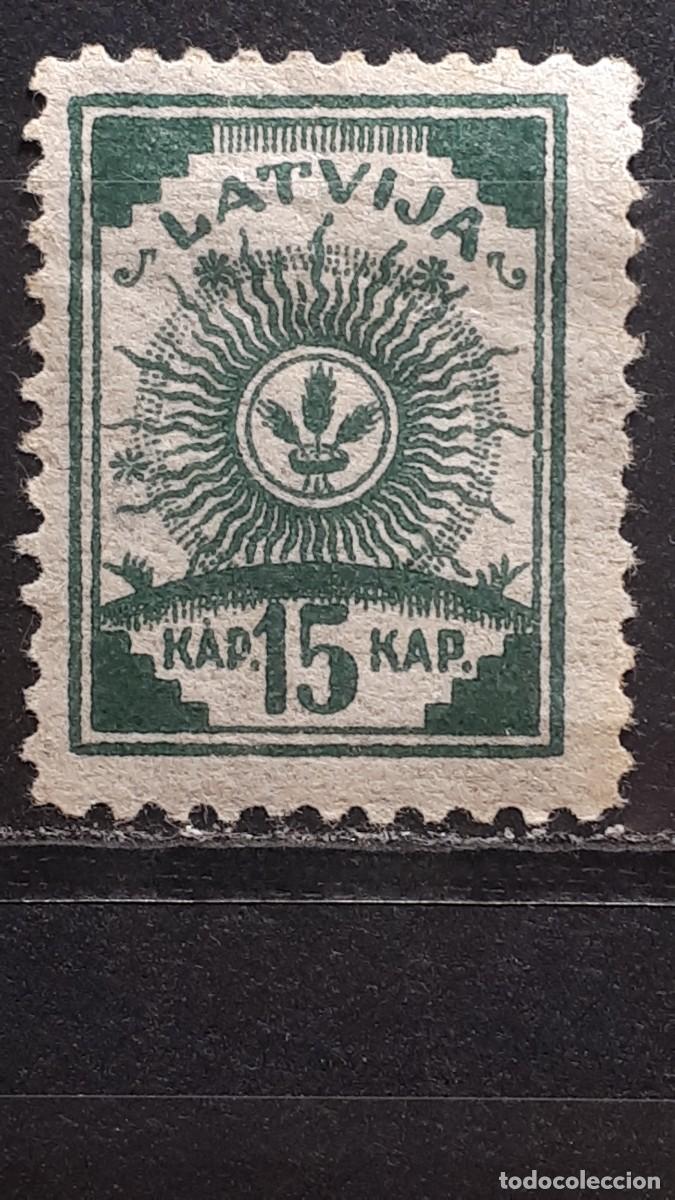 Sellos: LETONIA. A&Ntilde;O 1919. **. YVERT 12