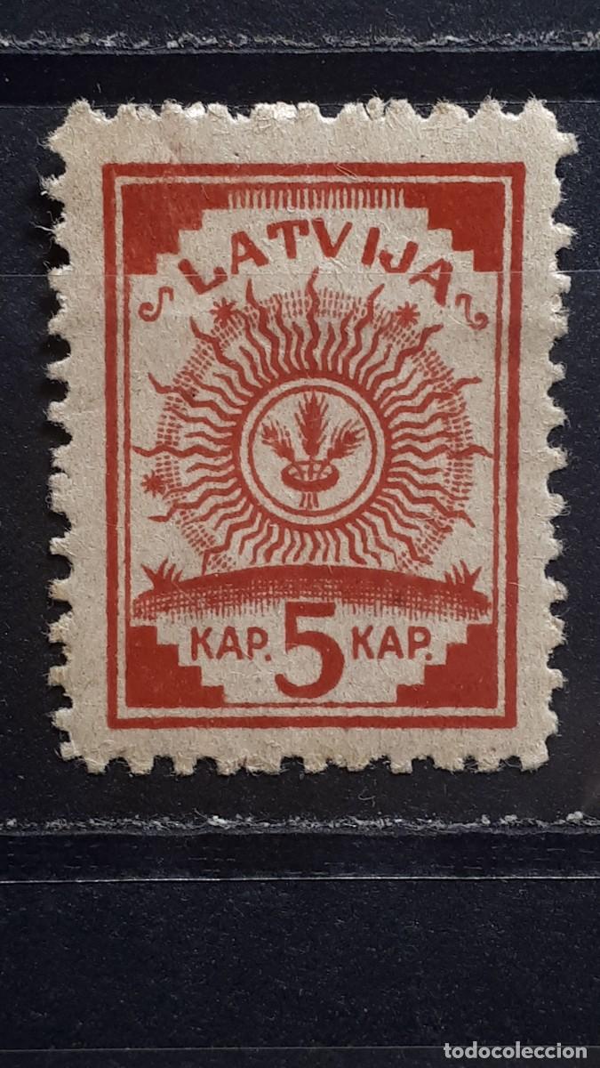 Sellos: LETONIA. A&Ntilde;O 1919. **. YVERT 18