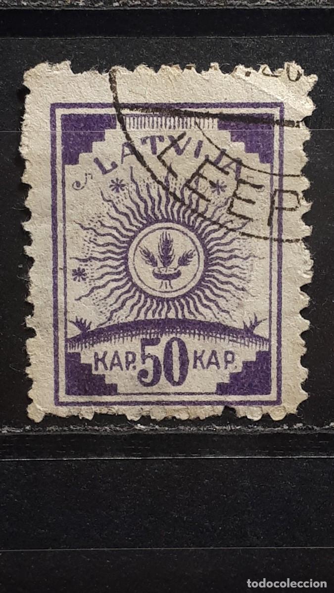 Sellos: LETONIA. A&Ntilde;O 1919. &deg;. YVERT 15