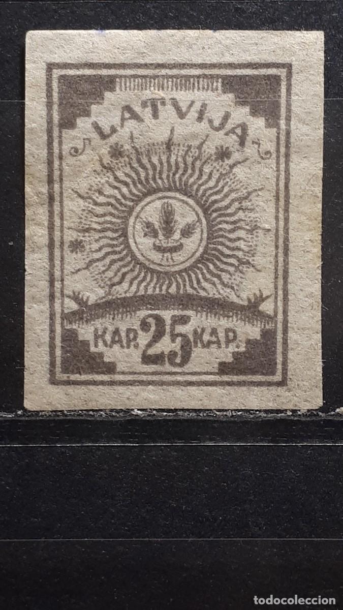 Sellos: LETONIA. A&Ntilde;O 1919. **. YVERT 33A