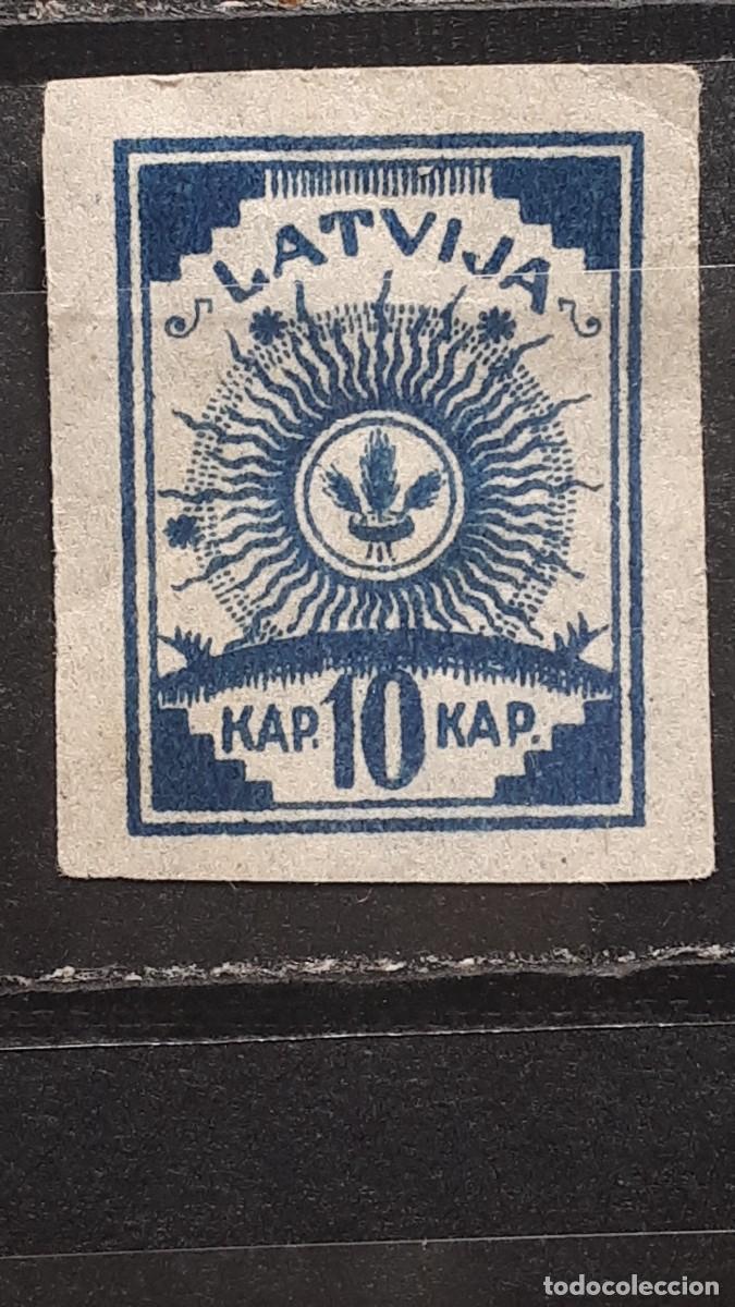 Sellos: LETONIA. A&Ntilde;O 1919. **. YVERT 11