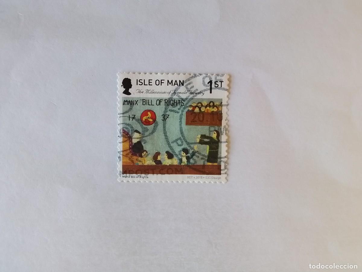 Sellos: A&Ntilde;O 2015 ISLA DE MAN SELLO USADO