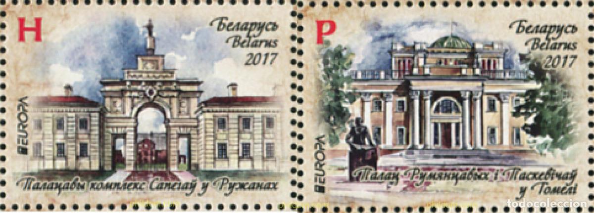 Sellos: 580467 MNH BIELORRUSIA 2017 EUROPA CEPT 2017 - CASTILLOS