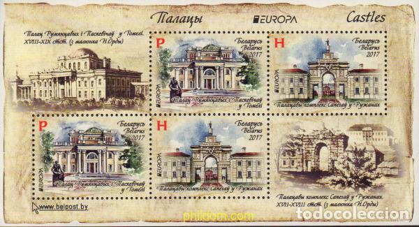 Sellos: 785688 MNH BIELORRUSIA 2017 EUROPA CEPT 2017 - CASTILLOS