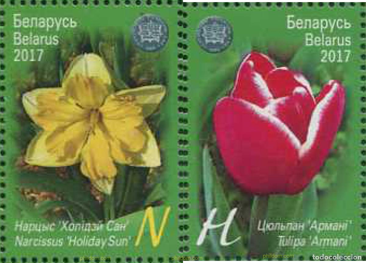 Sellos: 785698 MNH BIELORRUSIA 2017 FLORES. JARDIN BOTANICO CENTRAL DE NAS