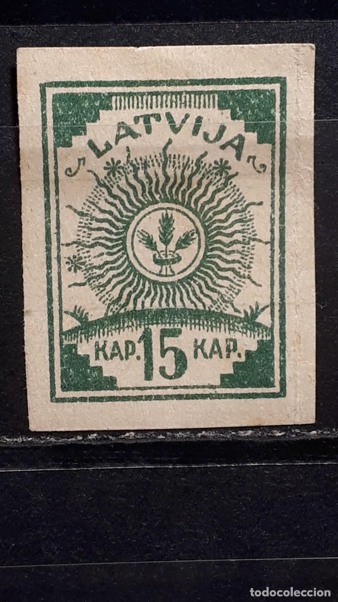 Sellos: LETONIA. A&Ntilde;O 1919. *. YVERT 5