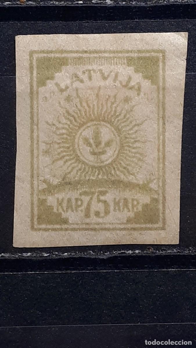 Sellos: LETONIA. A&Ntilde;O 1919. **. YVERT 33