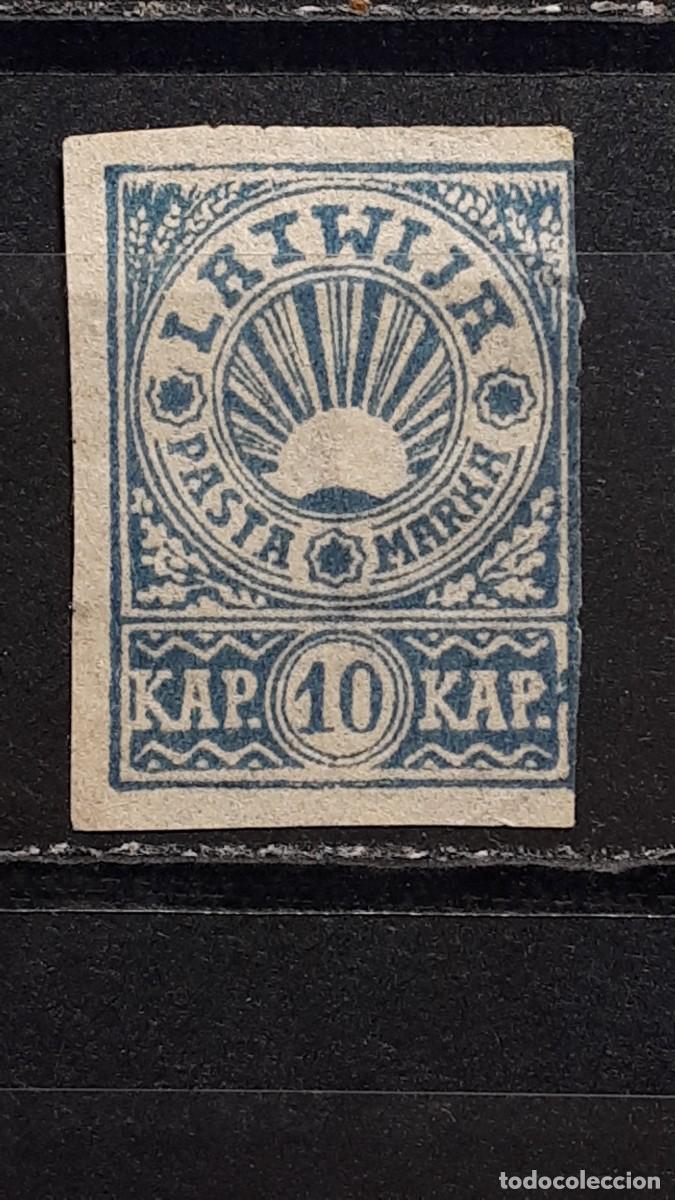 Sellos: LETONIA. A&Ntilde;O 1919. **. YVERT 37