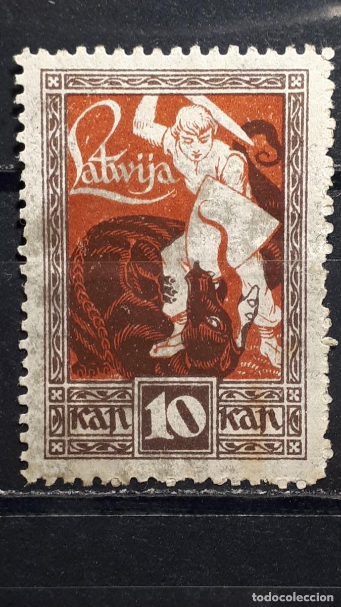 Sellos: LETONIA. A&Ntilde;O 1919. **. YVERT 39