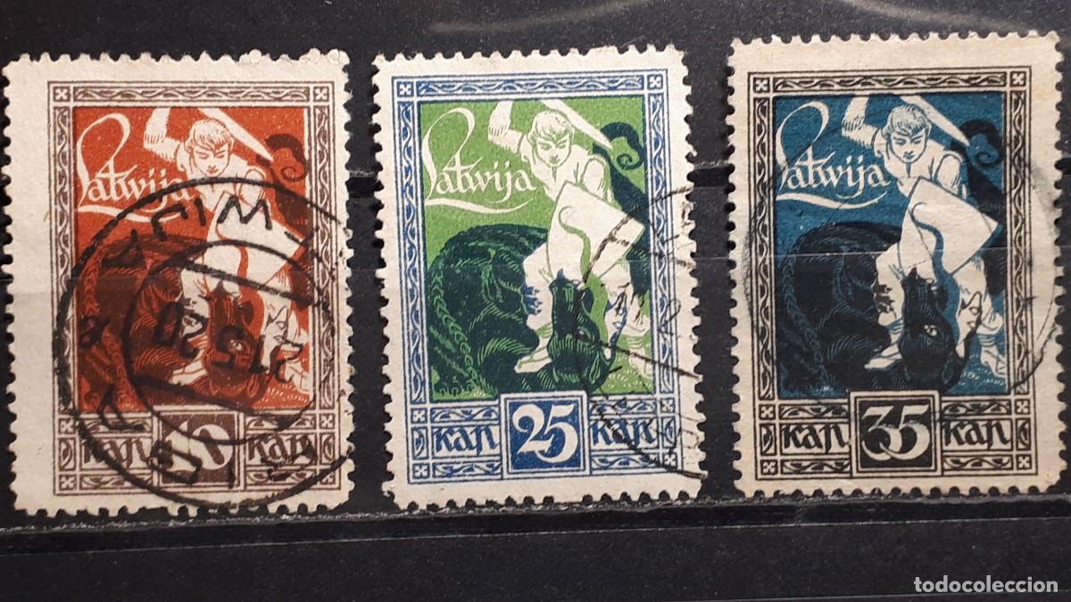 Sellos: LETONIA. A&Ntilde;O 1919. &deg;. YVERT 39/41