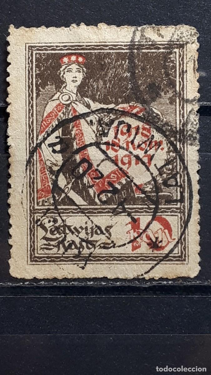 Sellos: LETONIA. A&Ntilde;O 1919. &deg;. YVERT 44