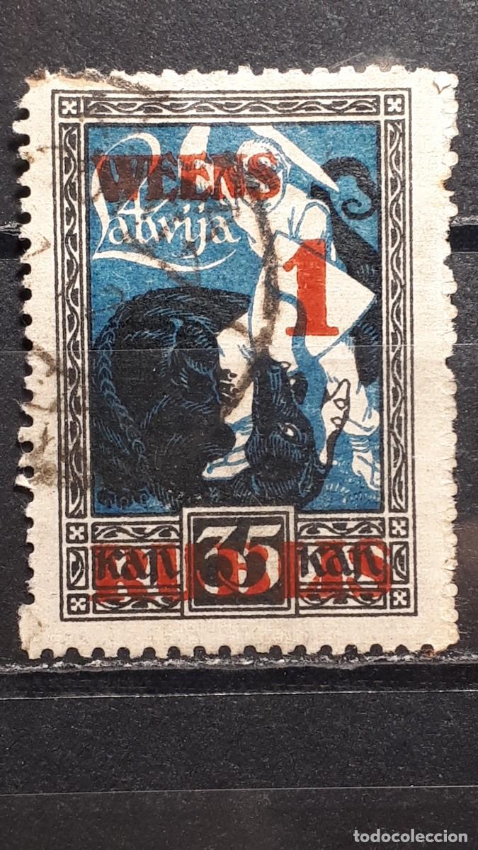 Sellos: LETONIA. A&Ntilde;O 1920-1. &deg;. YVERT 62