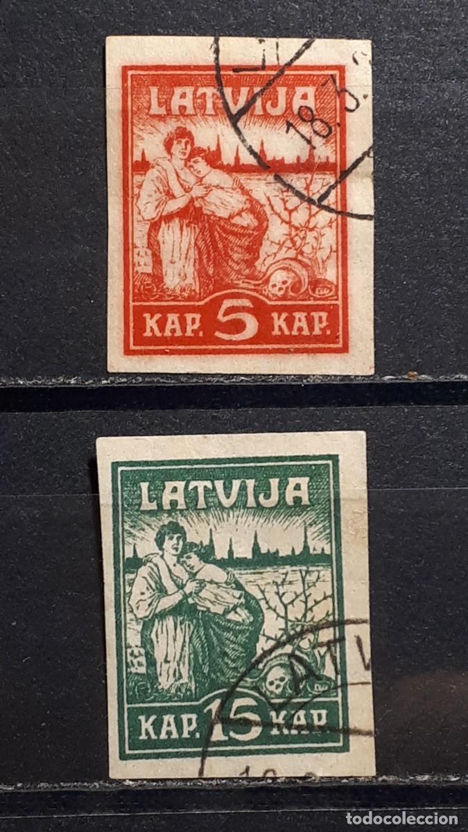 Sellos: LETONIA. A&Ntilde;O 1919. &deg;. YVERT 34/5