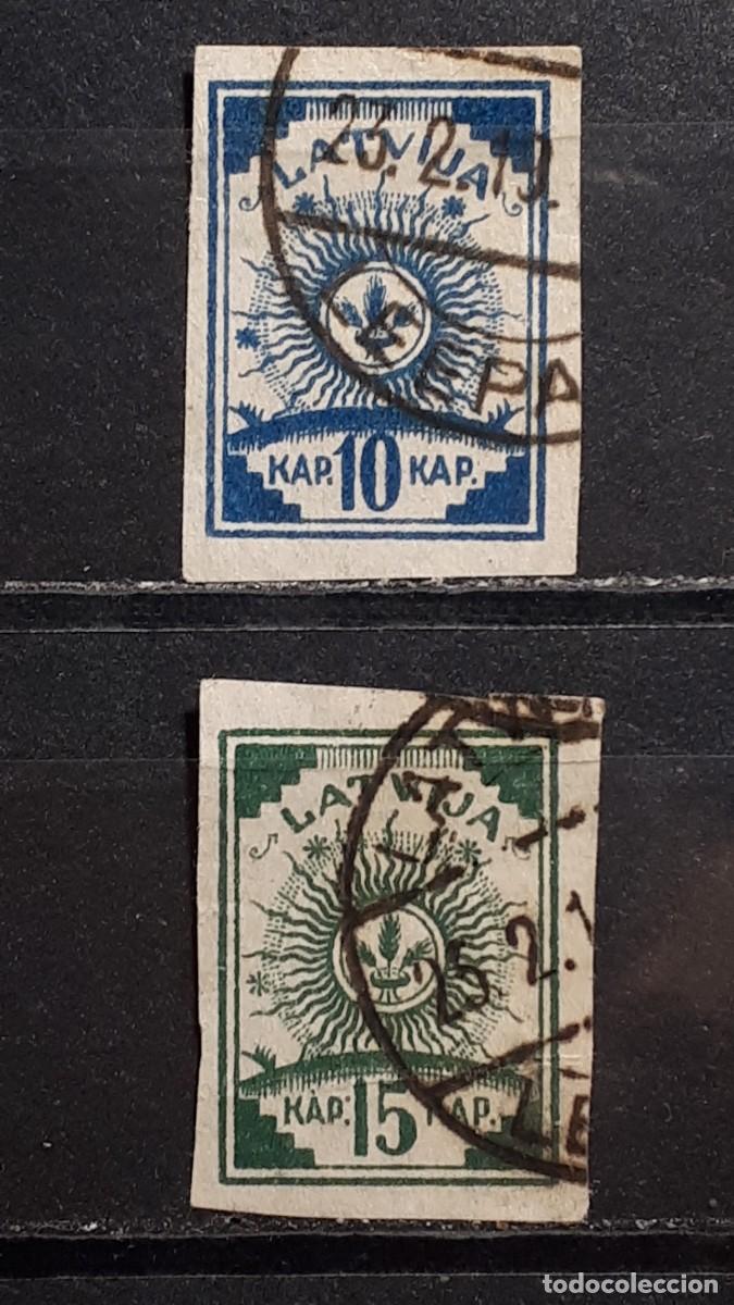 Sellos: LETONIA. A&Ntilde;O 1919. &deg;. YVERT, 11/2