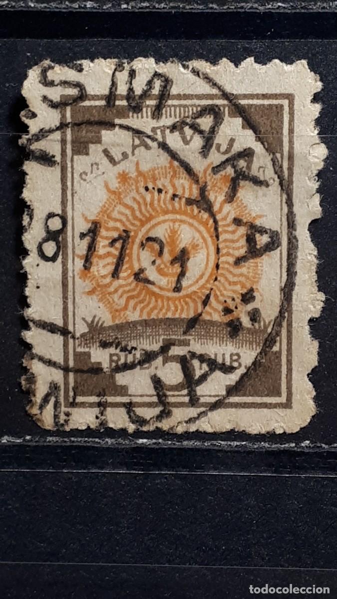 Sellos: LETONIA. A&Ntilde;O 1919-21. &deg;. YVERT, 48.